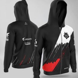 Men's Hoodies & Sweatshirts Zipper Hoodie For Men And Women, Custom Outerwear, Unisex Jacket, G2 Esports