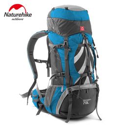 Outdoor Bags NatureHike Climbing Bag Rucksack 70L Hiking Superlight Nylon Sports Backpack Waterproof Camping Travel