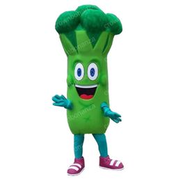 Halloween Broccoli Mascot Costume High quality Cartoon Character Outfit Suit Adults Size Christmas Carnival Birthday Party Outdoor Outfit
