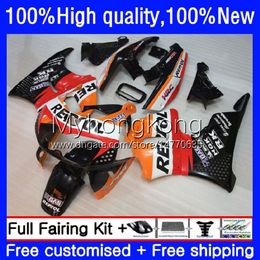 Bodys Kit For HONDA CBR 893RR 900RR 893 900 CC 89 90 91 92 93 Bodywork 36No.105 CBR900RR CBR893RR 1989 1990 1991 1992 1993 CBR900 CBR893 Repsol orange RR 89-93 OEM Fairing