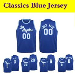 Basketball Jersey Carmelo Anthony #7 Davis #3 Russell Westbrook #0 Rondo #4 Howard #39 Classic blue fans jerseys Men Youth S-2XL