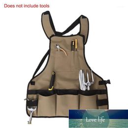 Aprons Heavy Duty Home Garden Apron With Pockets Adjustable Neck Waist Straps For Women Man Gardening Carpentry Lawn Tools1 Factory price expert design Quality