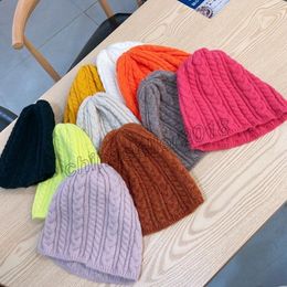 Unisex Winter Knitted Hats for Women Men Beanie Hat Solid Color Casual Skullies Caps Autumn Winter Warmer Bonnet Hat Accessories