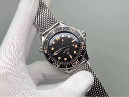 U1 factory Watch 42mm No Time To Die Men Watches Automatic Movement Mechanical Montre de luxe Limited James Bond 007 Nato 300M Wristwatches