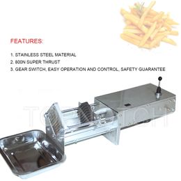 220v Stainless Steel Kitchen French Fries Cutting Machine Potatoes Long Strips Chips Slicer Cutter Vegetables Onion Carrots Maker