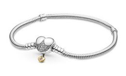 NEW 2021 100% 925 Sterling Silver Love Diamond Fit DIY Original Fshion Jewelry Gift 11123