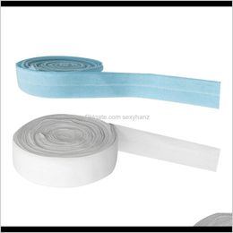 Notions Tools Apparel Drop Delivery 2021 2 Pieces Of Bias Binding Elastic Band Folding 20Mm Sewing Tape Rubber 10M Piece Blue And White Ay8Cd