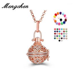 Copper Plating Silver Harmony Chime Music Angel Ball Caller Locket Necklace Pregnancy For Essential Chokers