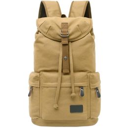 Outdoor Bags 2021 Large Capacity Rucksack Man Travel Duffel School Backpack For Teenagers Boy Male Canvas Backbag Men