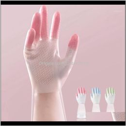 Disposable Durable Thin Dish Washing For Protect Hands Waterproof Pvc Antifouling Gloves Kitchen Cleaning Household1 5Lglw Bdt8I