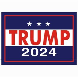 new 2024 Trump Car Stickers 2024 US Presidential Campaign Trump Sticker 14.8*21CM PVC Tags Trump Car Sticker Bumper Sticker Car Decor FWE714
