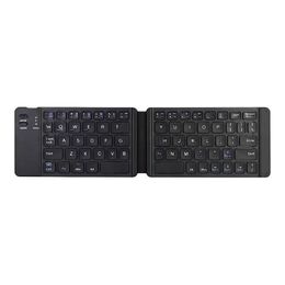 Portable Ultra Thin Light Mini Bluetooth 3.0 Folding Keyboard Wireless Rechargeable Keypad For IOS/Androidd Tablet Phone