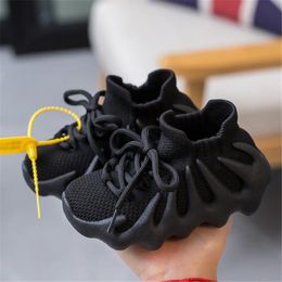 New Style Kids Athletic Outdoor Shoes Toddlers Baby Soft Comfort Casual Lace Breathable Sneakers Children Boys Girls Running Sports Shoes Size 21-35