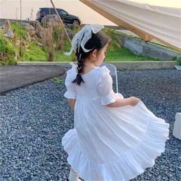 Summer Arrival Girls Princess Dress Kids Cotton Dresses Clothes 210528