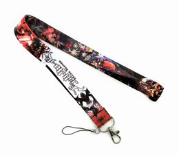 Cell Phone Straps & Charms 20pcs Cartoon Japan Anime Black Clover Neck Lanyard Mobile Key Chain ID Holders Badge Chains Jewellery Accessories wholesale New