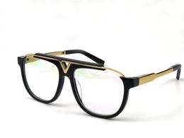 Classic men sunglasses plate square frame 0936 simple elegant retro design fashion glasses clear lens transparent eyewear