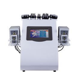 6 In 1 Sculpting 40K Ultrasound Cavitation Vacuum Radio Frequency 8 Pads lipo Laser Slimming Machine