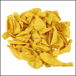 Event Festive Party Supplies Home & Gardenparty Decoration Yellow 12 Inches Helium Quality Latex Balloons - Pack Of 50 Drop Delivery 2021 W5