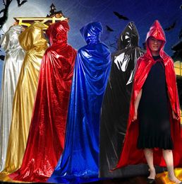 Halloween boys girls Cosplay Party Decoration Sorcerer Death Cloak 80cm design wizard Hoody Cloaks Devil Mantle Witch Cape kids stage costumes