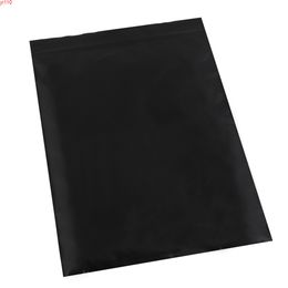 Wholesale 100pcs/lot Black poly repacking pouch Flat three side seal mini zip lock plastic pouches packaging bags 20x30cmgoods