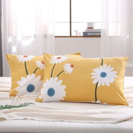 (Only 1 Pcs Pillow) Pillow Set Student Dormitory Pillow Core Cute Cartoon Dormitory Single Soft Pillow Adult Neck Guard F8090 210420
