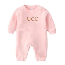 Heißer Verkauf Baby Kleidung Neugeborene Mädchen Junge Strampler Baumwolle Langarm Overall Outfit Kleidung Für Kinder 0-24 Monate