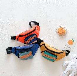 Children handbag Cool letters little boy chest bag nylon Fanny pack accessories zero wallet girls purse