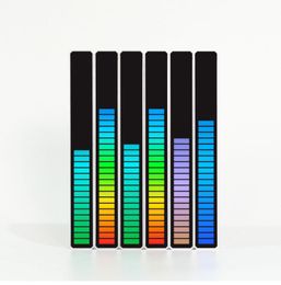 Novelty Lighting LED light bar sound control pickup rhythm lightss, music, party, RGB Colour lightsss tube, , car decoration, USB energy saving,room holiday ambient lights