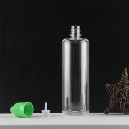 1000Pcs Lot High Quality Plastic PET Dropper Bottle 100ml For Essential Oil with Childproof Lids Long Thin Tip