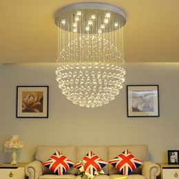 contemporary chandeliers light UK - Gold Plated Modern Crystal Chandeliers Lighting Contemporary Chandelier Ceiling Lamp Lights Fixture K9 Crystals Pendant for Dining Rooms Living Room Hotel