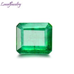 LOVERJEWELRY Natural Emerald Loose Gemstones Colombia Emerald For Rings Pendants NGSTC Certificate Green Gemstones Jewelry H1015