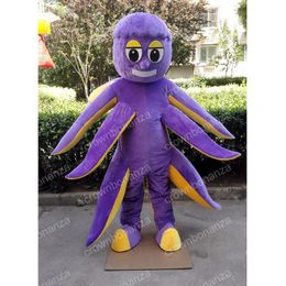 Halloween octopus Mascot Costume High quality Cartoon Anime theme character Adults Size Christmas Carnival Birthday Party Outdoor Outfit