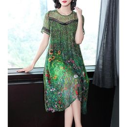 peacocks green dress