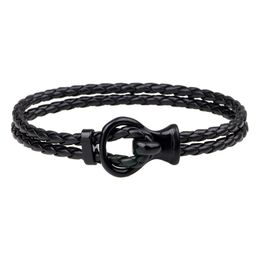 Charm Bracelets Arrival Small Fresh Woven Double Bracelet High Quality Alloy Hook Clasp Jewellery Trendy As Birthday Gift For Men Women