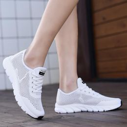 Authentic Summer simple daily solid Colour womens running shoes breathable mesh sports women casual trainers sneakers outdoor jogging walking