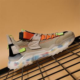 2021 Running Shoes Thick-soled daddy male summer Korean fashion casual shoe large size breathable sneakers run-shoe #A0005