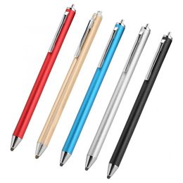 Universal Mesh Fibre Capacitive Stylus Pen Metal Touch Screen Pens for Smart Phone Tablet PC Pencil