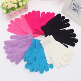 2022 Unisex Winter Knitted Gloves Fashion Adult Solid Color Warm Gloves Outdoor Woman Warm Ski Mittens Xmas Gifts