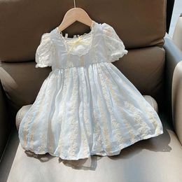 LOVE DD&MM Girls Lolita Princess Dresses Summer Casual Flower Comfortable Dress Kids Sweet Costume Children Party Fancy 210715