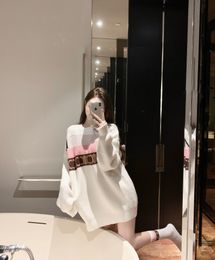 Brand CE2021 Women's Sweaters new jacquard letter sweater and socks set for autumn winter for women tops