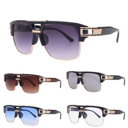 occhiali da sole alla moda da uomo Tita anti blu piatto e lenti occhiali da sole quadrati da donna vintage 2021 97123
