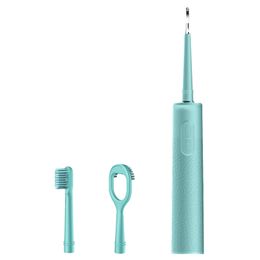 Upgrade Dental Calculus Remover Household With Led Light Charcoal Toothbrush Head Tongue Scrapper Replacement Tools