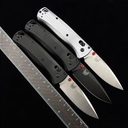 dlc Canada - KNIVES Outdoor Bugout Handles Folding Knife 3.24" M390 Black Camping DLC 535 Machined Aluminum 535BK-4 EDC Plain Hunting AXIS BM B Npwd