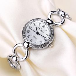 Wristwatches LVPAI Luxury Rose Gold Sliver Watches Women Creative Quartz-Watch Ladies Clock Female Bayan Kol Saati Relogio Feminino*1218