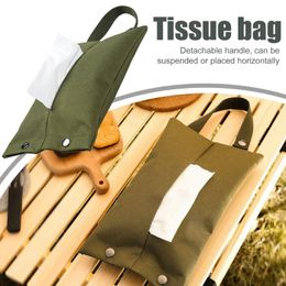Toilet Paper Holders Portable Nylon Tissue Bag For Car Home Office Outdoor Camping Hiking Supplies Hanging Bags Napkin Storage Pack Case