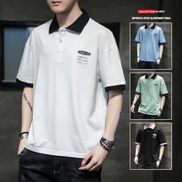 Men Polo Shirt Mens Casual Trend Breathable Polo shirt Mens Short Sleeve Men's High Quantity Comfortable polo Mens Tops 210603