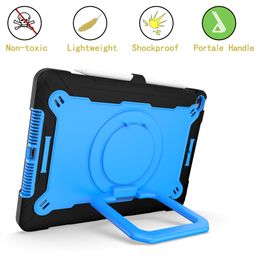 Tablet Cases 360 Rotating Grip Stand Cover With Shoulder Strap Pencil Holder For IPad Pro 10.2 Inch 7th 8th Generation 2020/2019 Air3 10.5 2019