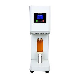 Commercial Cans Sealing Machine Coffee Milk Tea Beverage Bottle Seal Machine Can Sealer