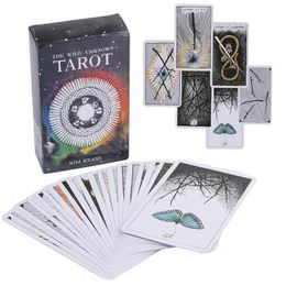 -Gioco Tarot 16 Stili Tarops Witch Rider Smith Waiite Shadowsapes Bordo Wild Board Box Colorful Box Versione inglese