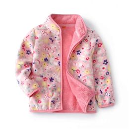 Jacket For Girls Autumn Children Baby Boys Coat Casual Print Winter Outerwear Kids Clothing 211011